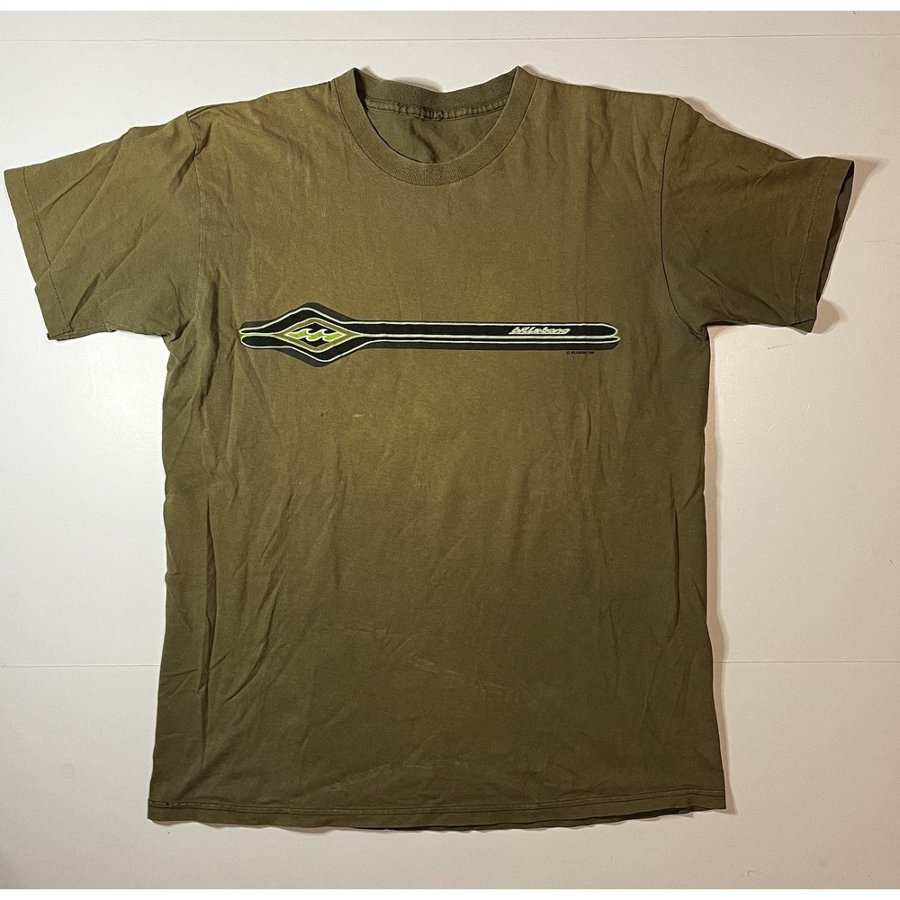 Vintage 90s Billabong T Shirt Size Large Sun Faded USA Made Single Stitch 1997
